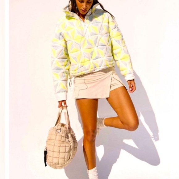 NWT Women's FREE PEOPLE Movement 1/2 Pullover Fleece Jacket - Picture 5 of 8